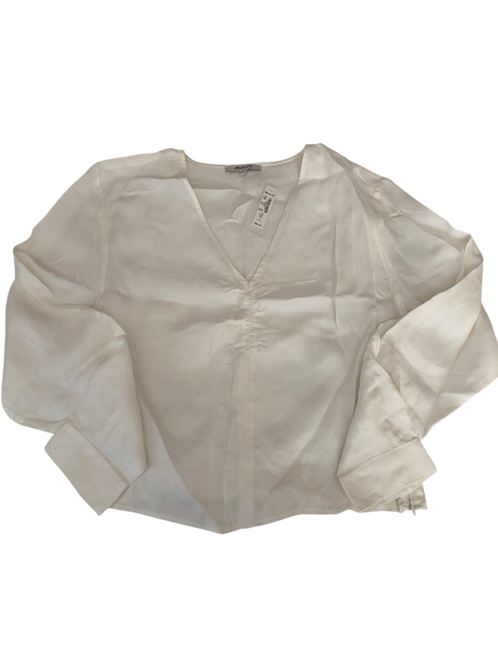 NWT J CREW WHITE BLOUSE SIZE 6